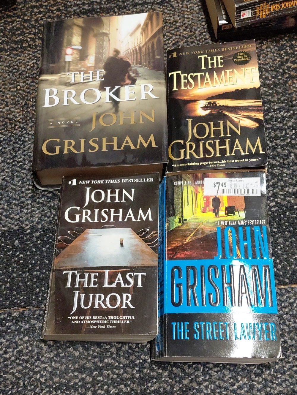 John Grisham Paperback Book Lot